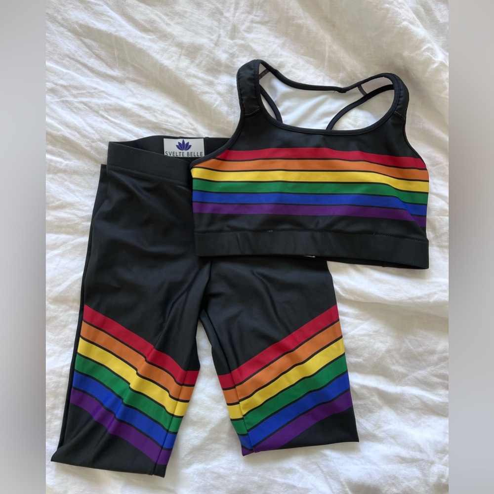 Svelte Belle Rainbow Exercise Set S/M - image 1